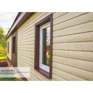 Сайдинг коллекция TIMBERBLOCK Ясень Золотистый от производителя  Ю-Пласт по цене 458 р