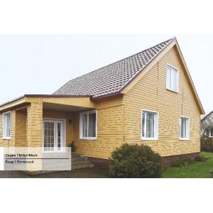 Сайдинг коллекция TIMBERBLOCK Кедр Янтарный от производителя  Ю-Пласт по цене 417 р