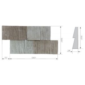 Фиброцементные панели коллекция Дранка - 69 от производителя  Каньон по цене 3 250 р