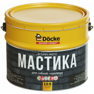  Мастика кровельная 10л от производителя  Docke по цене 3 500 р