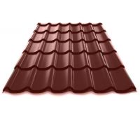 Металлочерепица Norman полиэстер 0,5 сталь RAL 8017 Коричневый Металлочерепица Norman полиэстер 0,5 сталь RAL 8017 Коричневый