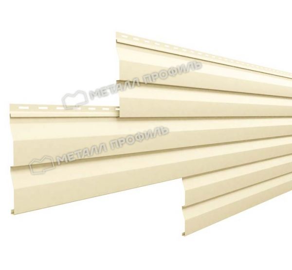 Металлический сайдинг МП СК-14х226 (ПЭ-01-1015-0.45) Светлая слоновая кость от производителя  Металл Профиль по цене 1 550 р