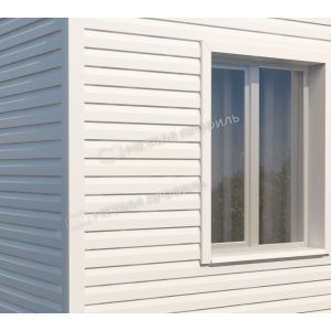 Металлический сайдинг МП СК-14х226 (ПЭ-01-9010-0.45) Чистый белый от производителя  Металл Профиль по цене 1 550 р