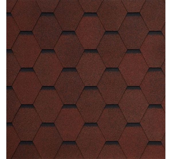 Гибкая черепица GARDA rosso 409 от производителя  Tegola по цене 999 р
