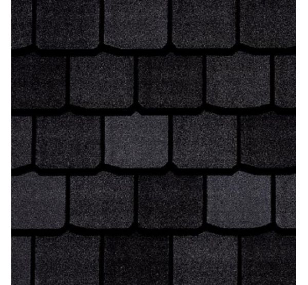 Гибкая черепица HIGHLAND SLATE Black Granite от производителя  CertainTeed по цене 2 015 р