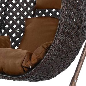 Подвесное кресло из искусственного ротанга AFM-250B-XL Brown от производителя  Afina по цене 29 900 р