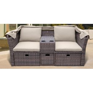 Комплект мебели плетеной из иск. ротанга AFM-330B Brown от производителя Afina по цене 119 000 р Комплект мебели плетеной из иск. ротанга AFM-330B Brown от производителя Afina по цене 119 000 р