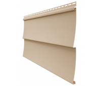 Виниловый сайдинг - серия STANDARD D5C (Ёлочка), Крем-брюле Виниловый сайдинг - серия STANDARD D5C (Ёлочка), Крем-брюле