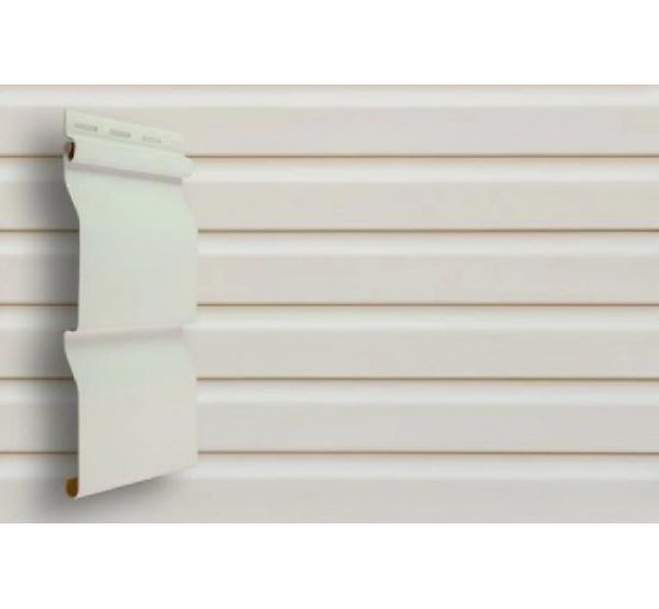 Виниловый сайдинг классик, Корабельный брус 3,00 м - Белый от производителя  Grand Line по цене 249 р