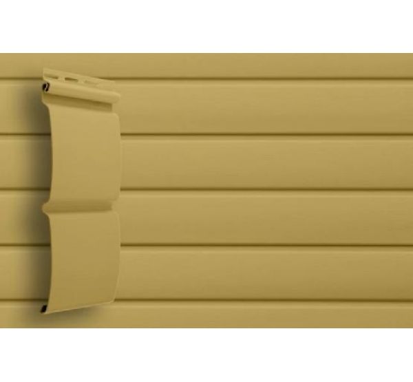 Виниловый сайдинг премиум D4.8 Блокхаус - Карамельный от производителя  Grand Line по цене 398 р