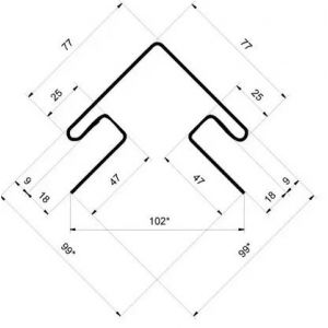 Внешний угол Tundra - Рябина от производителя Grand Line по цене 1 035 р Внешний угол Tundra - Рябина от производителя Grand Line по цене 1 035 р
