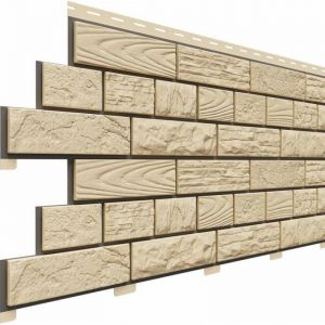 Цокольный сайдинг коллекция Кирпич Москва — Кремневый от производителя  Доломит по цене 465 р