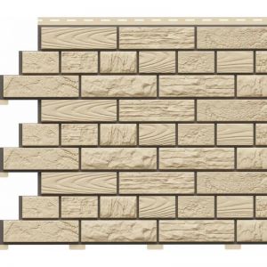 Цокольный сайдинг коллекция Кирпич Москва — Кремневый от производителя  Доломит по цене 465 р
