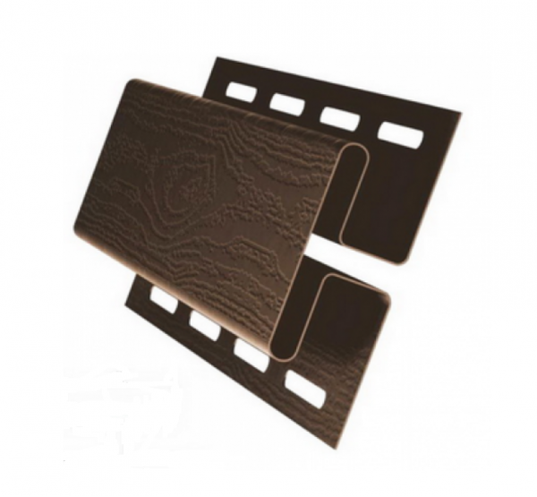 H-профиль (соединительная планка) коричневый для винилового сайдинга , 3,05м от производителя  Россия по цене 600 р