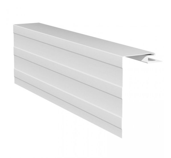 Приоконная планка (околооконный профиль) белый для сайдинга от производителя  Россия по цене 610 р