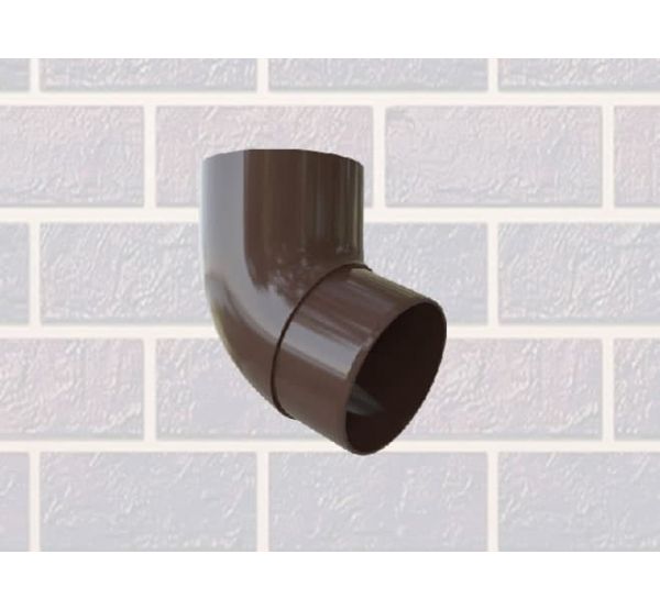 Колено трубы 45° Коричневое от производителя  Альта-профиль по цене 240 р