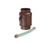 Водосборник цилиндрический в комплекте RAL 8017 Коричневый matt 125/90 Водосборник цилиндрический в комплекте RAL 8017 Коричневый matt 125/90