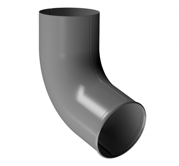 Отвод трубы D90, ГРАФИТ (RAL 7024) от производителя  Docke по цене 915 р