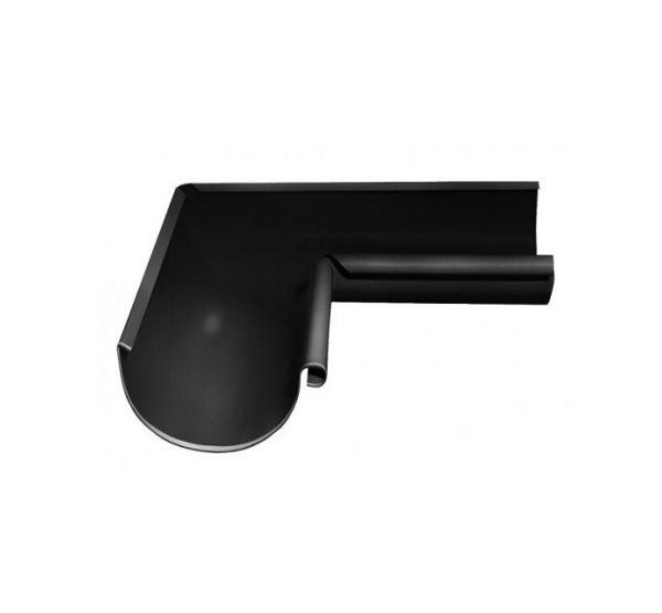 Угловой элемент 90° Внутренний Чёрный (RAL 9005) от производителя  Grand Line по цене 1 590 р