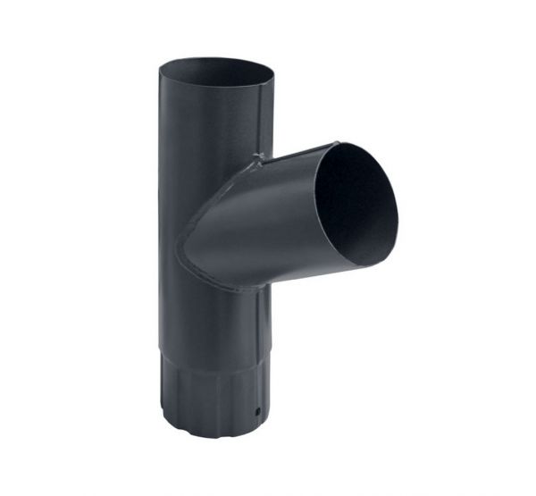 Тройник трубы Серый (RAL 7024) от производителя  Grand Line по цене 3 090 р