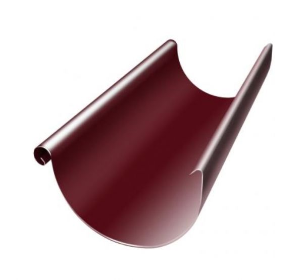 Водосточный желоб 3м Вишневый (RAL 3005) от производителя  Grand Line по цене 1 740 р